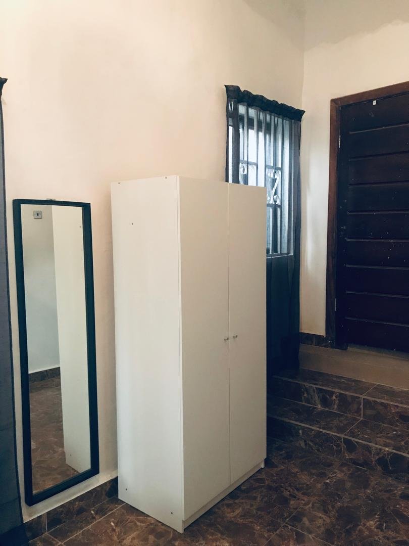 Ground floor wardrobe and dressing mirror