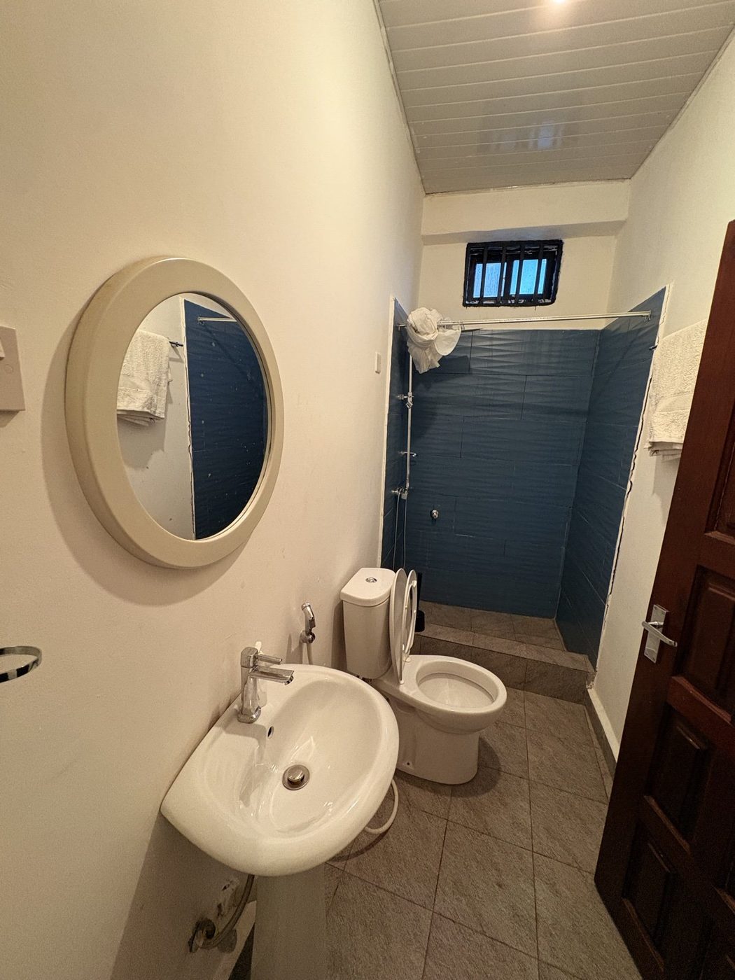 En-suite bathroom with walk-in shower